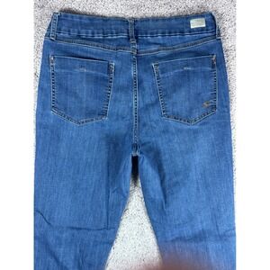 Seven7 Tummyless High Rise‎ Bootcut Jeans Women's Size 14 Blue Cotton Blend